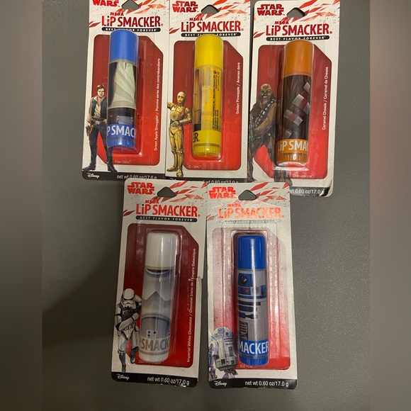 5 Limited addition Star Wars LipSmackers - Picture 1 of 8